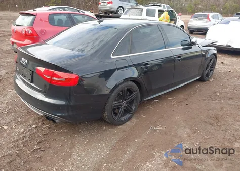 2014 Audi S4 3.0T Premium Plus from USA, damaged, VIN WAUBGAFLXEA006625